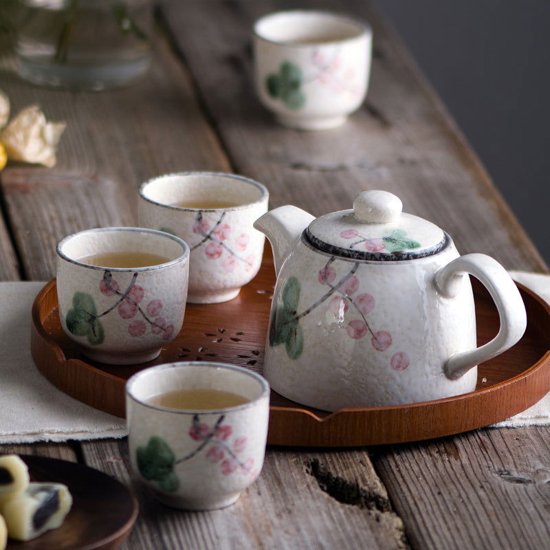 Japanese Style Ceramic Teapot Teacup Tea Set Gift Set - Walfos® Kitchenware