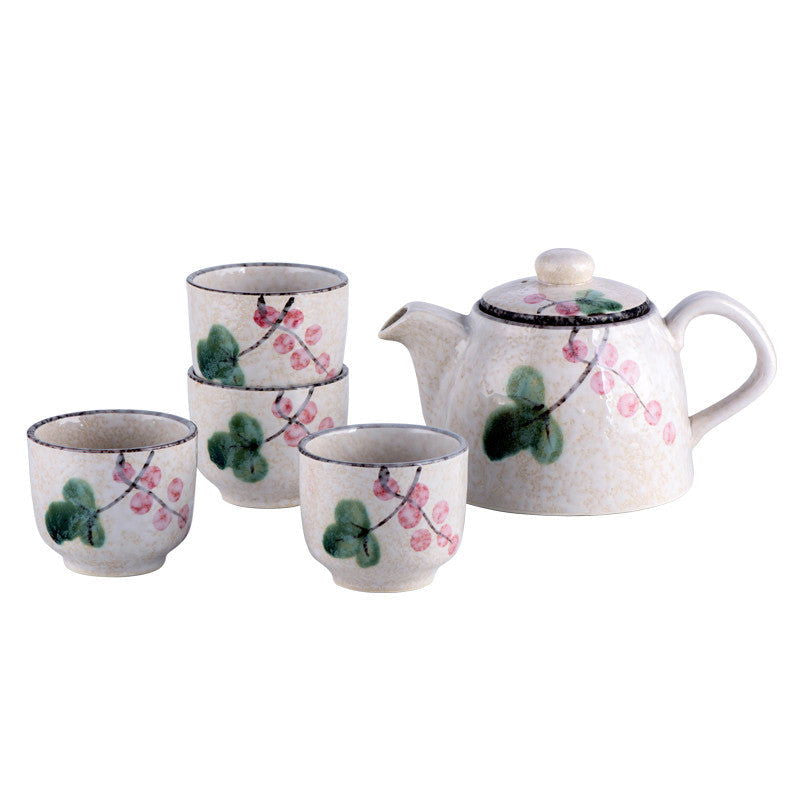 Japanese Style Ceramic Teapot Teacup Tea Set Gift Set - Walfos® Kitchenware