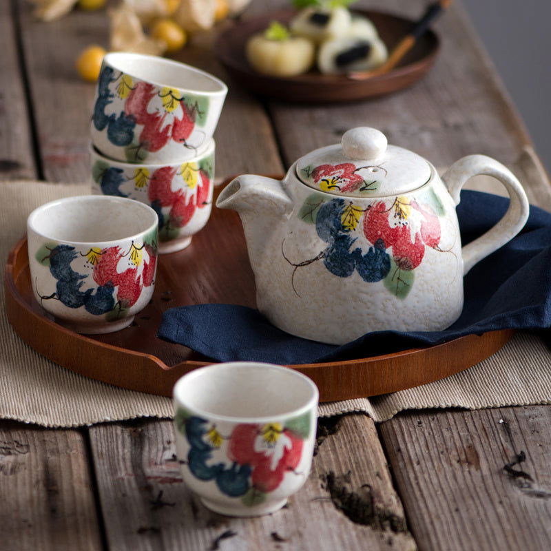 Japanese Style Ceramic Teapot Teacup Tea Set Gift Set - Walfos® Kitchenware