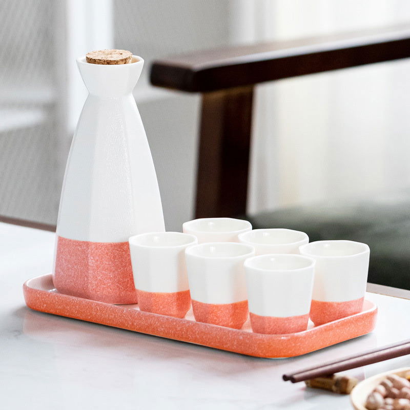 Japanese Style Ceramic Warmer Wine Set - Walfos® Kitchenware