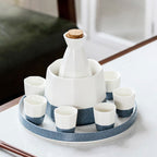 Japanese Style Ceramic Warmer Wine Set - Walfos® Kitchenware