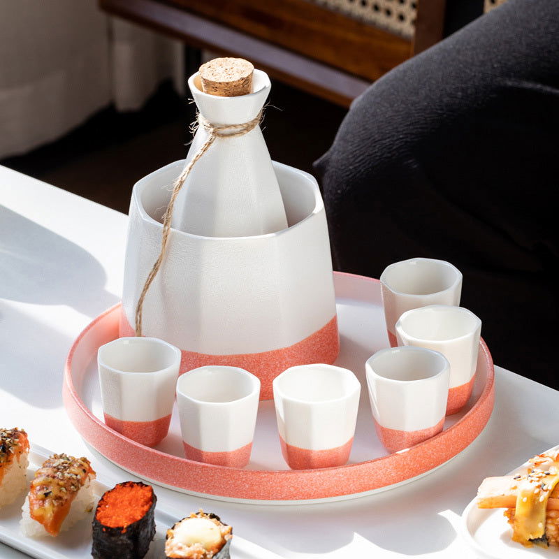 Japanese Style Ceramic Warmer Wine Set - Walfos® Kitchenware