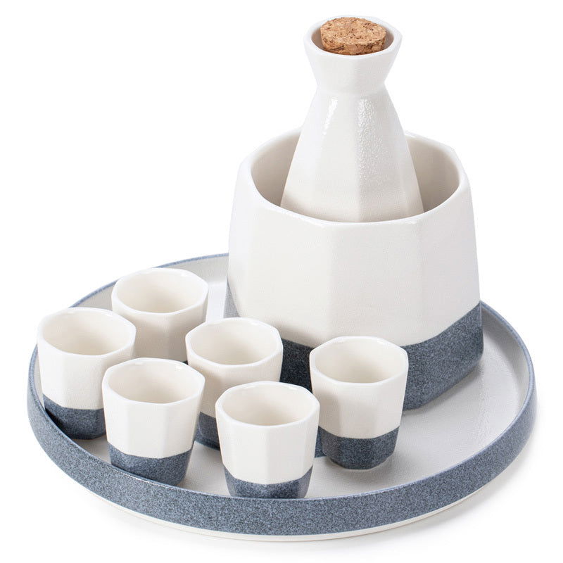 Japanese Style Ceramic Warmer Wine Set - Walfos® Kitchenware