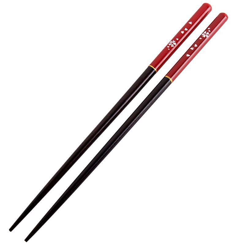 Japanese Style Cherry Wood Chopsticks - Walfos® Kitchenware