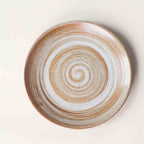 Japanese Style Coarse Pottery Plate Household Plate Steak - Walfos® Kitchenware