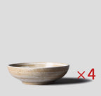 Japanese Style Coarse Pottery Rice Bowl Household Noodle Bowl Soup Bowl - Walfos® Kitchenware