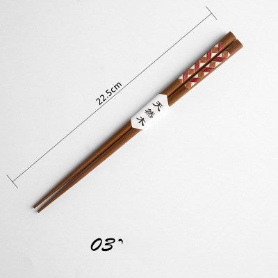 Japanese Style Eco-friendly Wooden Chopsticks - Walfos® Kitchenware