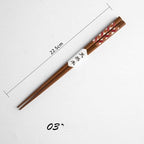 Japanese Style Eco-friendly Wooden Chopsticks - Walfos® Kitchenware