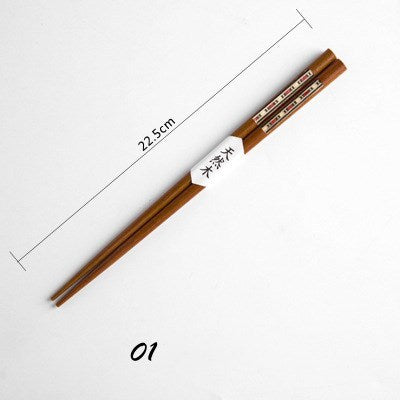 Japanese Style Eco-friendly Wooden Chopsticks - Walfos® Kitchenware