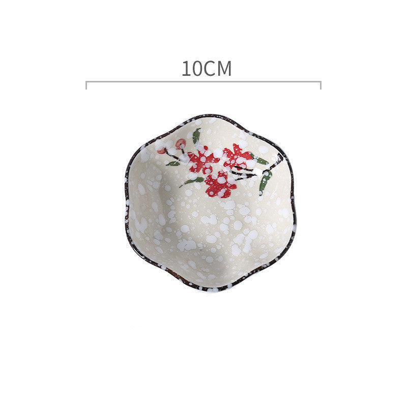 Japanese Style Fashion Hand Painted Ceramic Sauce Dish - Walfos® Kitchenware