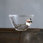 Japanese Style Hammered Glass Tea Cup Tasting cup - Walfos® Kitchenware