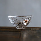 Japanese Style Hammered Glass Tea Cup Tasting cup - Walfos® Kitchenware