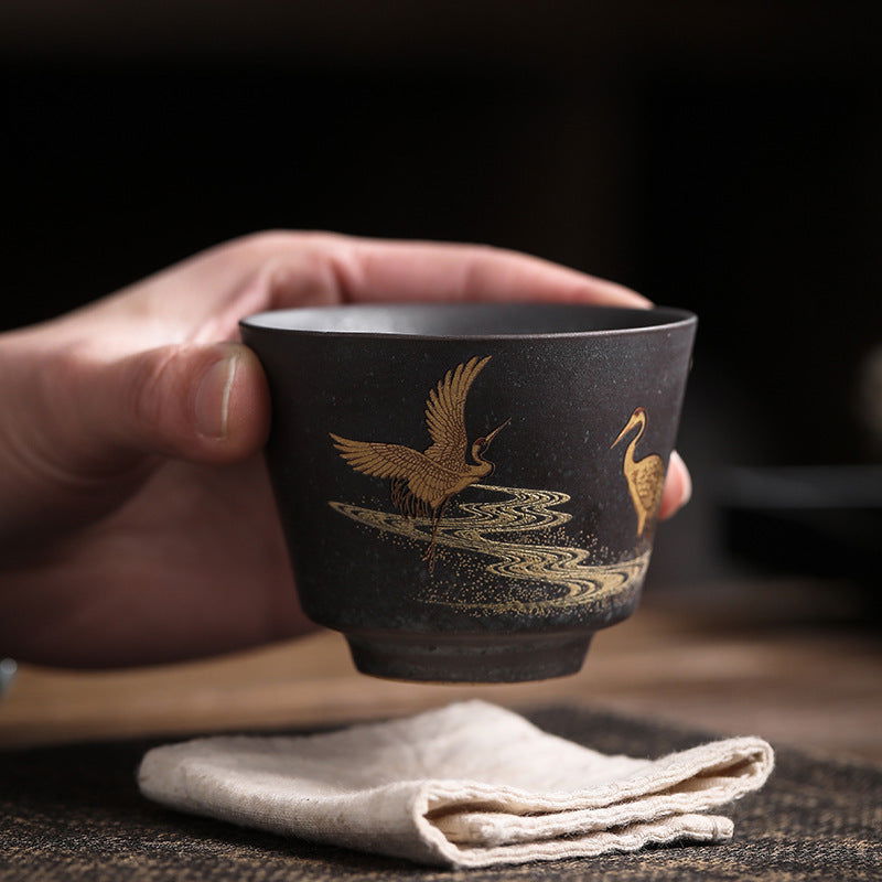 Japanese Style Hand Made Ceramic Tea Cup Set - Walfos® Kitchenware