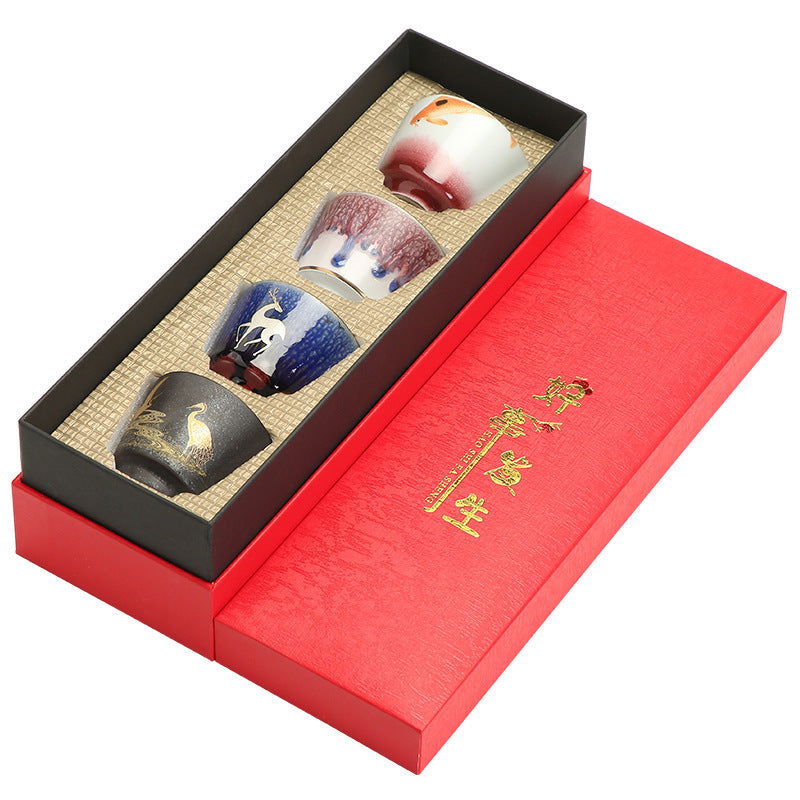 Japanese Style Hand Made Ceramic Tea Cup Set - Walfos® Kitchenware