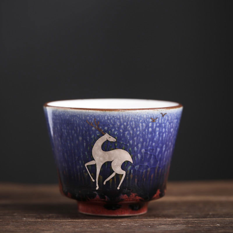 Japanese Style Hand Made Ceramic Tea Cup Set - Walfos® Kitchenware