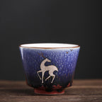 Japanese Style Hand Made Ceramic Tea Cup Set - Walfos® Kitchenware
