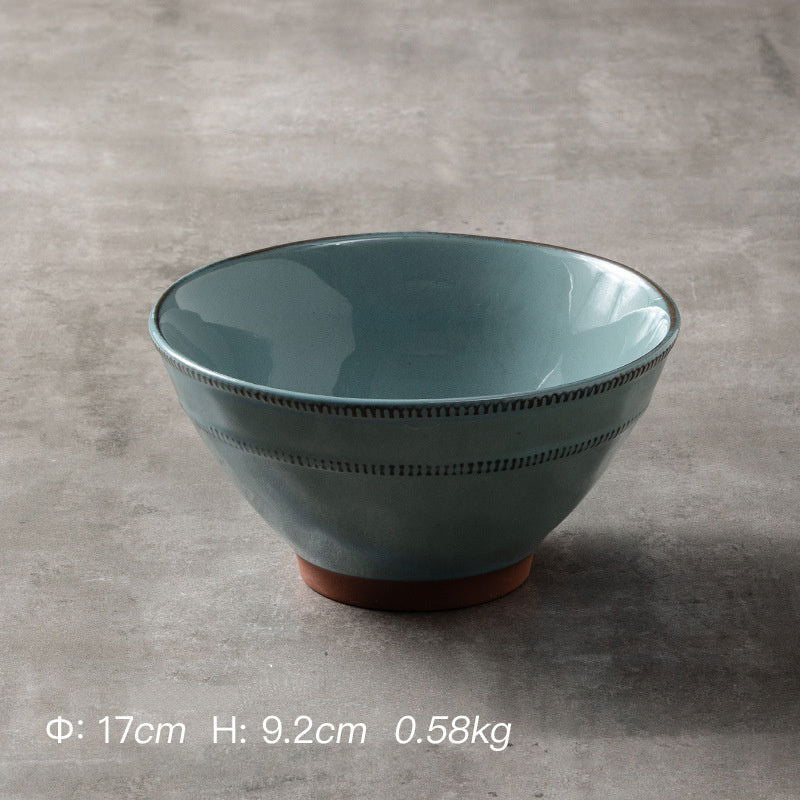 Japanese Style Large Rice Bowl Household Soup Bowl Hat Bowl - Walfos® Kitchenware