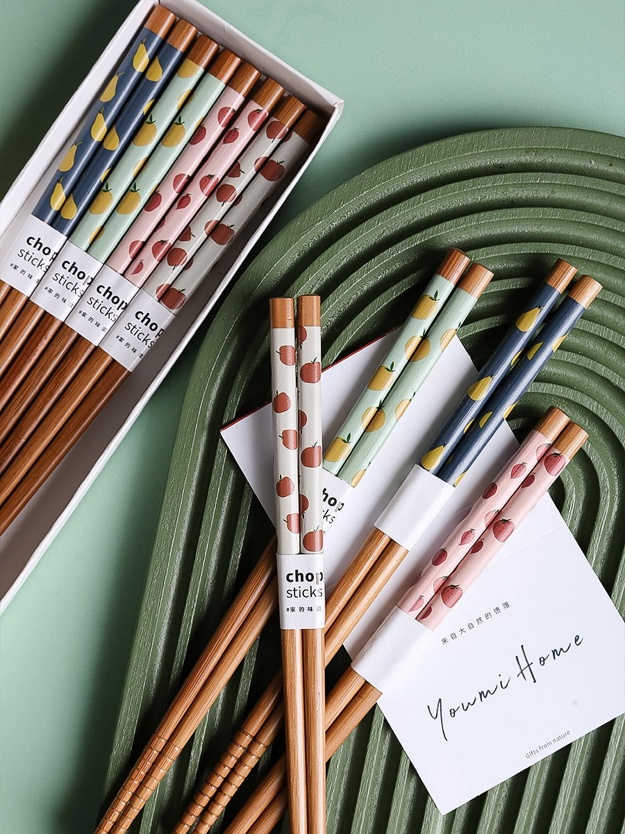 Japanese Style Non-slip Anti-mold Chopsticks Set - Walfos® Kitchenware