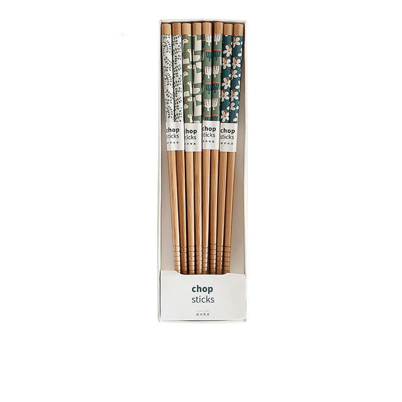 Japanese Style Non-slip Anti-mold Chopsticks Set - Walfos® Kitchenware