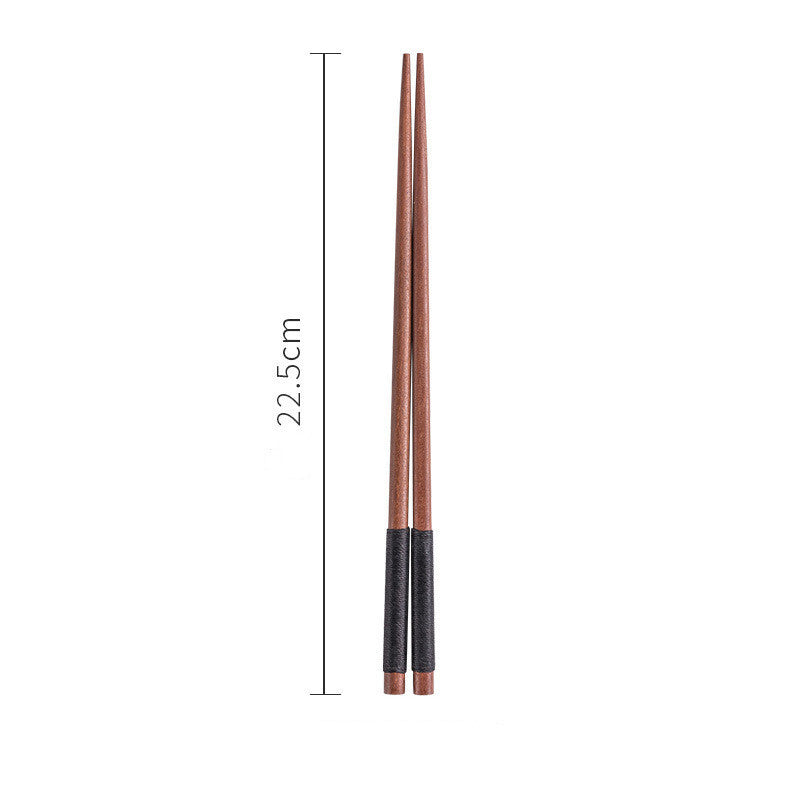 Japanese Style Pointed Mahogany Chopsticks - Walfos® Kitchenware