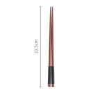 Japanese Style Pointed Mahogany Chopsticks - Walfos® Kitchenware