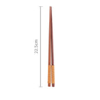 Japanese Style Pointed Mahogany Chopsticks - Walfos® Kitchenware