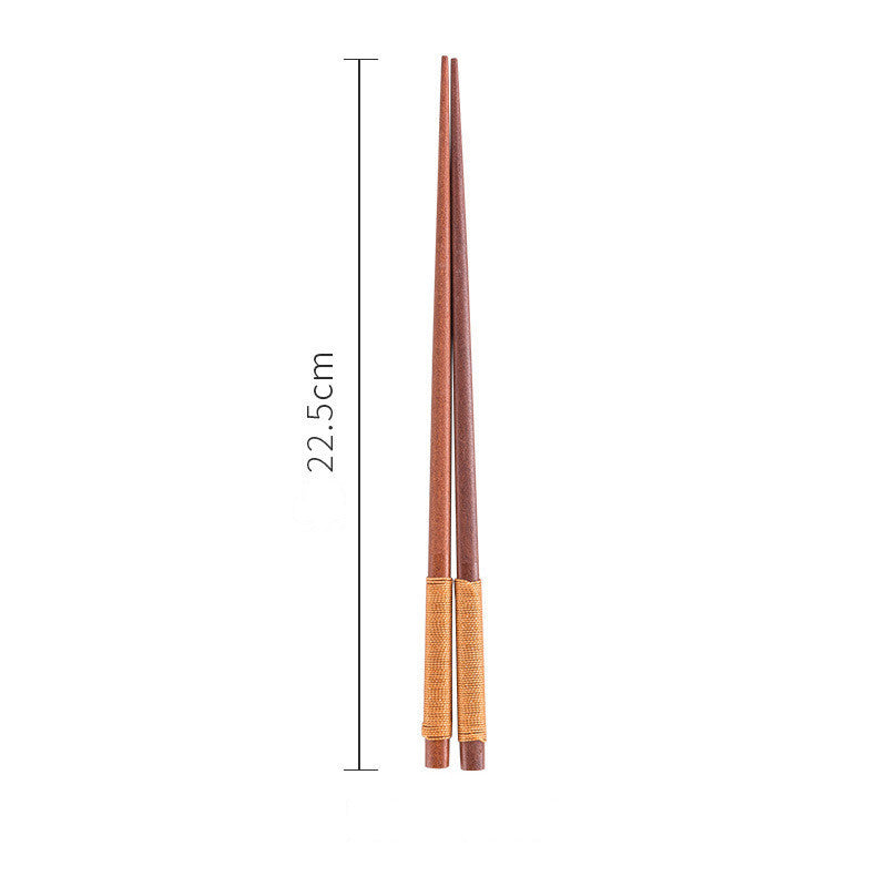 Japanese Style Pointed Mahogany Chopsticks - Walfos® Kitchenware