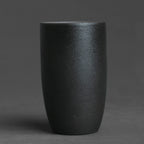 Japanese Style Retro Stoneware Large Straight Mouth Office Tea Cup - Walfos® Kitchenware