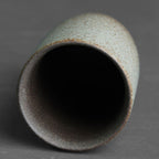 Japanese Style Retro Stoneware Large Straight Mouth Office Tea Cup - Walfos® Kitchenware