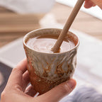 Japanese Style Rough Pottery Antique Tea Cup - Walfos® Kitchenware