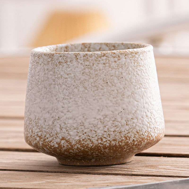 Japanese Style Rough Pottery Antique Tea Cup - Walfos® Kitchenware