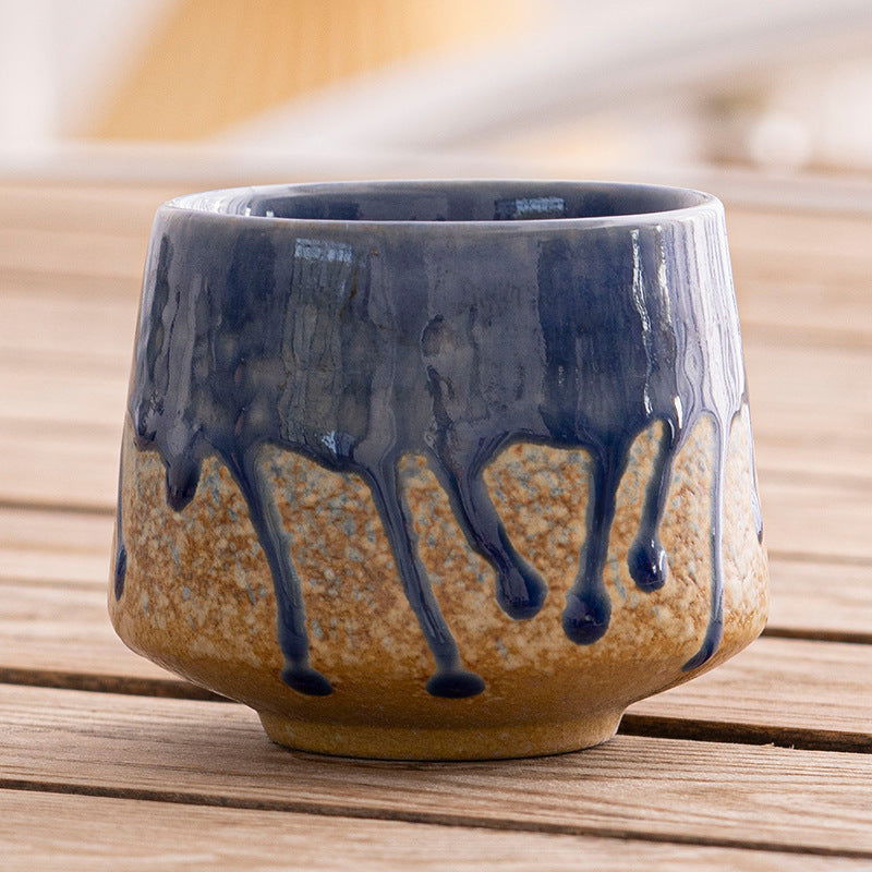 Japanese Style Rough Pottery Antique Tea Cup - Walfos® Kitchenware