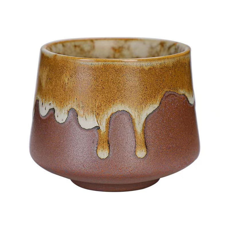 Japanese Style Rough Pottery Antique Tea Cup - Walfos® Kitchenware