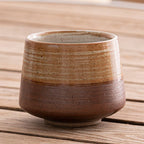 Japanese Style Rough Pottery Antique Tea Cup - Walfos® Kitchenware