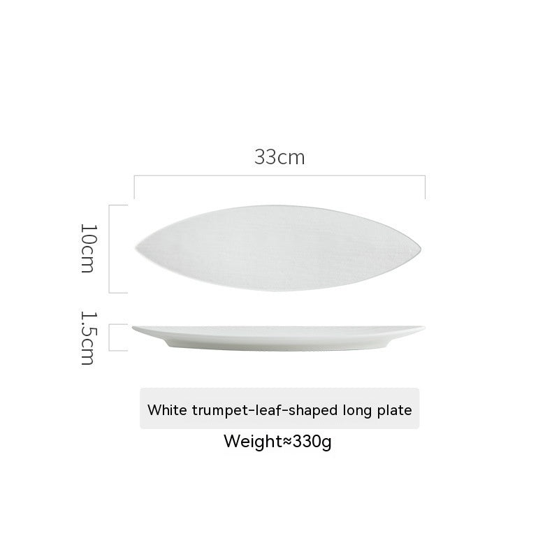 Japanese Style Sushi Plate Ceramic Dessert Plate - Walfos® Kitchenware