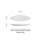 Japanese Style Sushi Plate Ceramic Dessert Plate - Walfos® Kitchenware