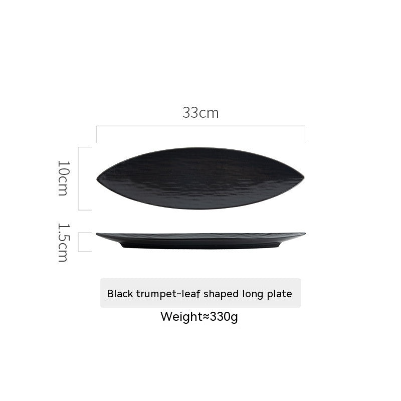 Japanese Style Sushi Plate Ceramic Dessert Plate - Walfos® Kitchenware