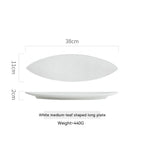 Japanese Style Sushi Plate Ceramic Dessert Plate - Walfos® Kitchenware
