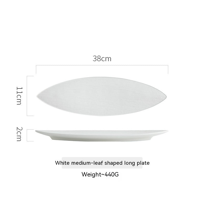 Japanese Style Sushi Plate Ceramic Dessert Plate - Walfos® Kitchenware