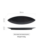 Japanese Style Sushi Plate Ceramic Dessert Plate - Walfos® Kitchenware