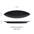 Japanese Style Sushi Plate Ceramic Dessert Plate - Walfos® Kitchenware