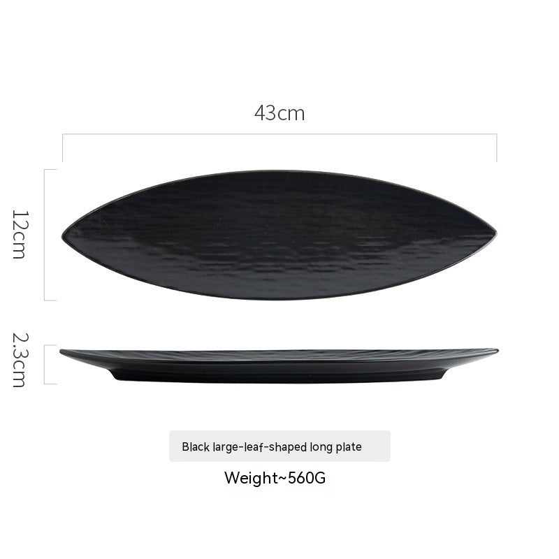 Japanese Style Sushi Plate Ceramic Dessert Plate - Walfos® Kitchenware