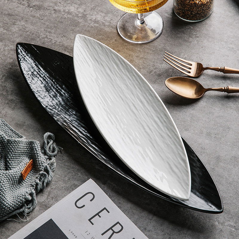 Japanese Style Sushi Plate Ceramic Dessert Plate - Walfos® Kitchenware