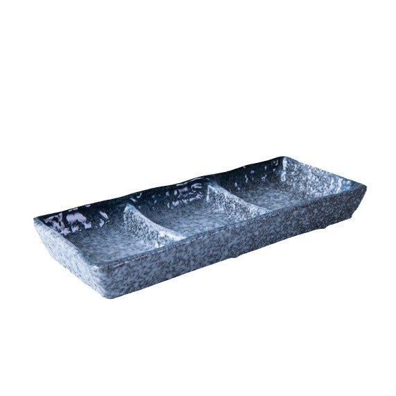 Japanese Style Three Grid Sauce Dish Japanese Style - Walfos® Kitchenware