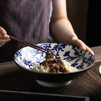 Japanese Style Underglaze Ceramic Bowl - Walfos® Kitchenware