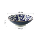 Japanese Style Underglaze Ceramic Bowl - Walfos® Kitchenware
