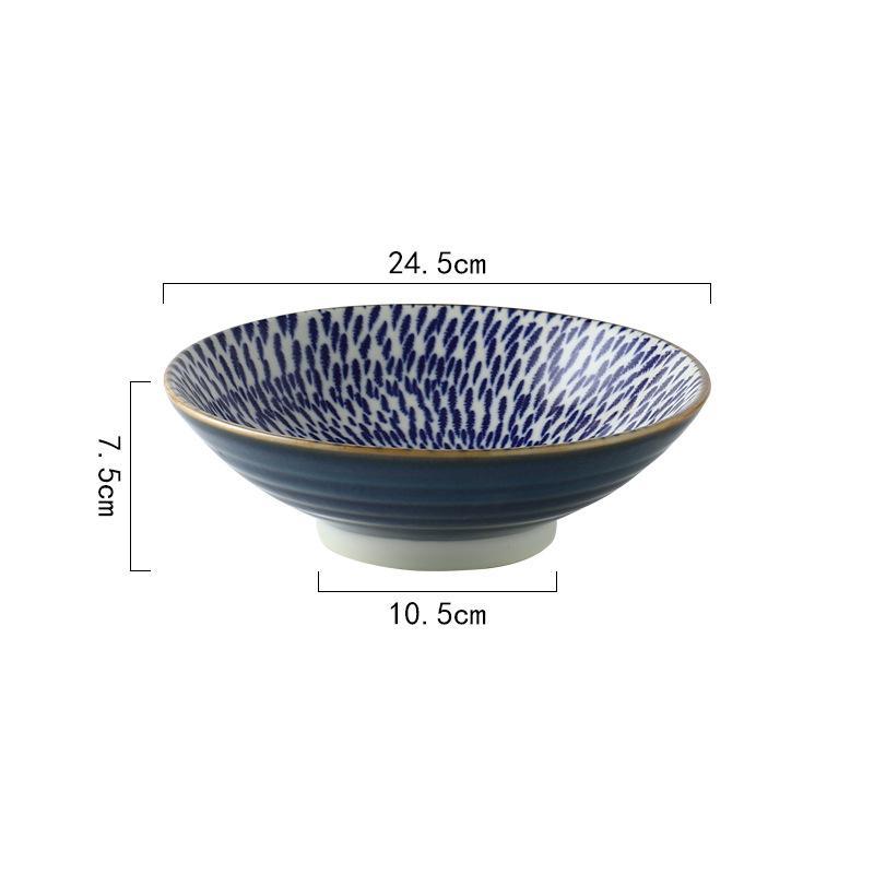 Japanese Style Underglaze Ceramic Bowl - Walfos® Kitchenware