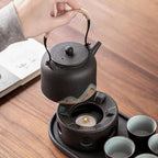 Japanese Style Warm Tea Stove Pot Ceramic Tea Set - Walfos® Kitchenware