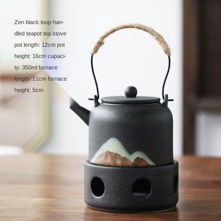 Japanese Style Warm Tea Stove Pot Ceramic Tea Set - Walfos® Kitchenware