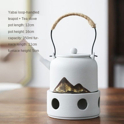 Japanese Style Warm Tea Stove Pot Ceramic Tea Set - Walfos® Kitchenware